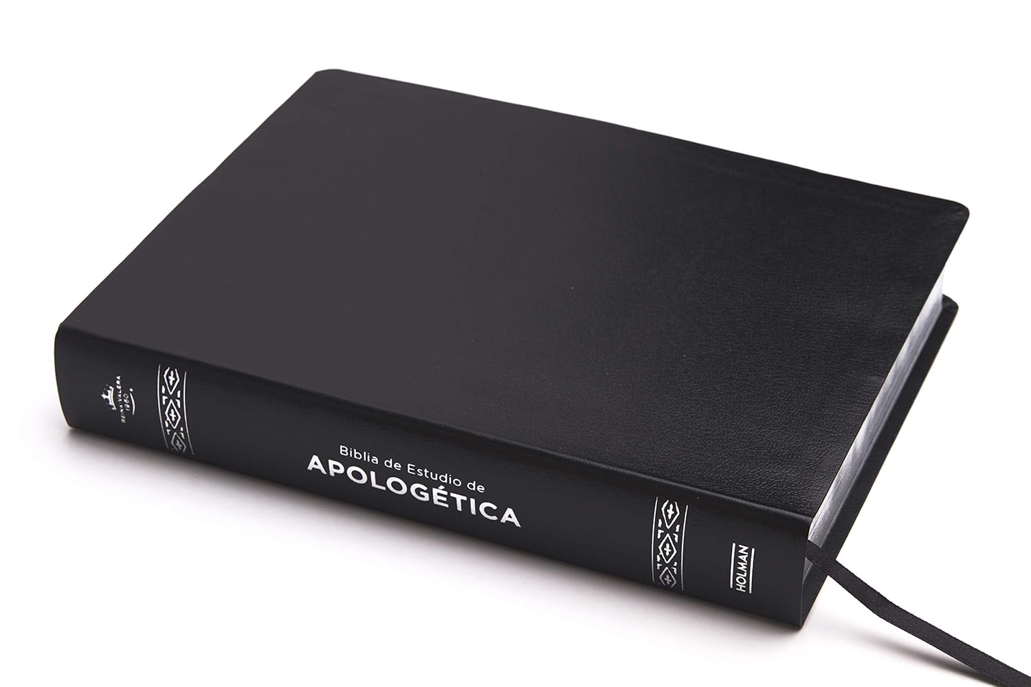 Biblia Reina Valera 1960 de Estudio de Apologética. Imitación piel, negro