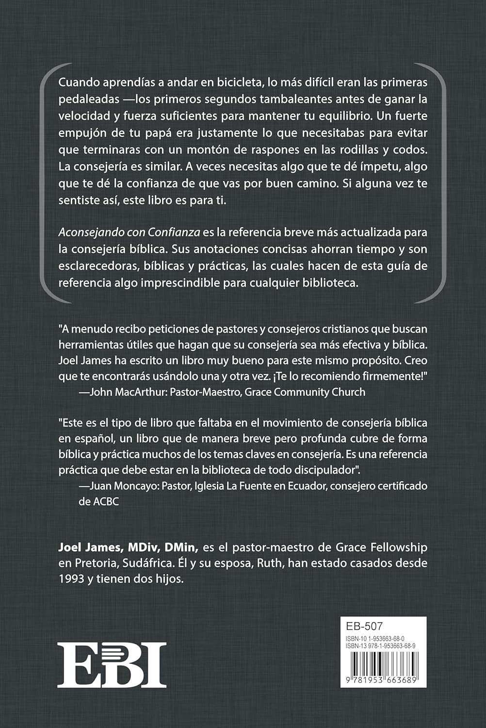 Aconsejando con Confianza: Una guía rápida para consejeros y discipuladores bíblicos