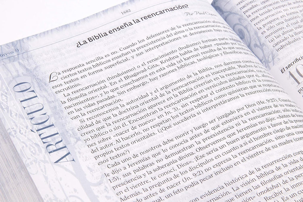 Biblia Reina Valera 1960 de Estudio de Apologética. Imitación piel, negro