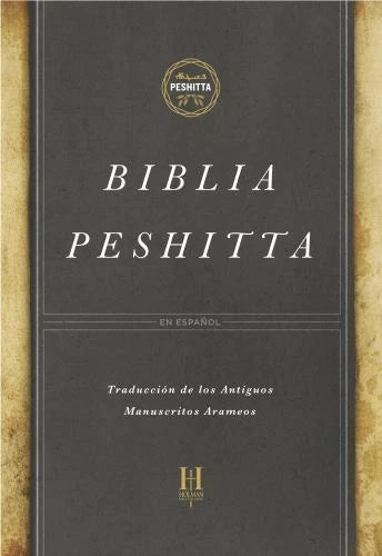 Biblia Peshitta. Imitación piel, negro, con índice